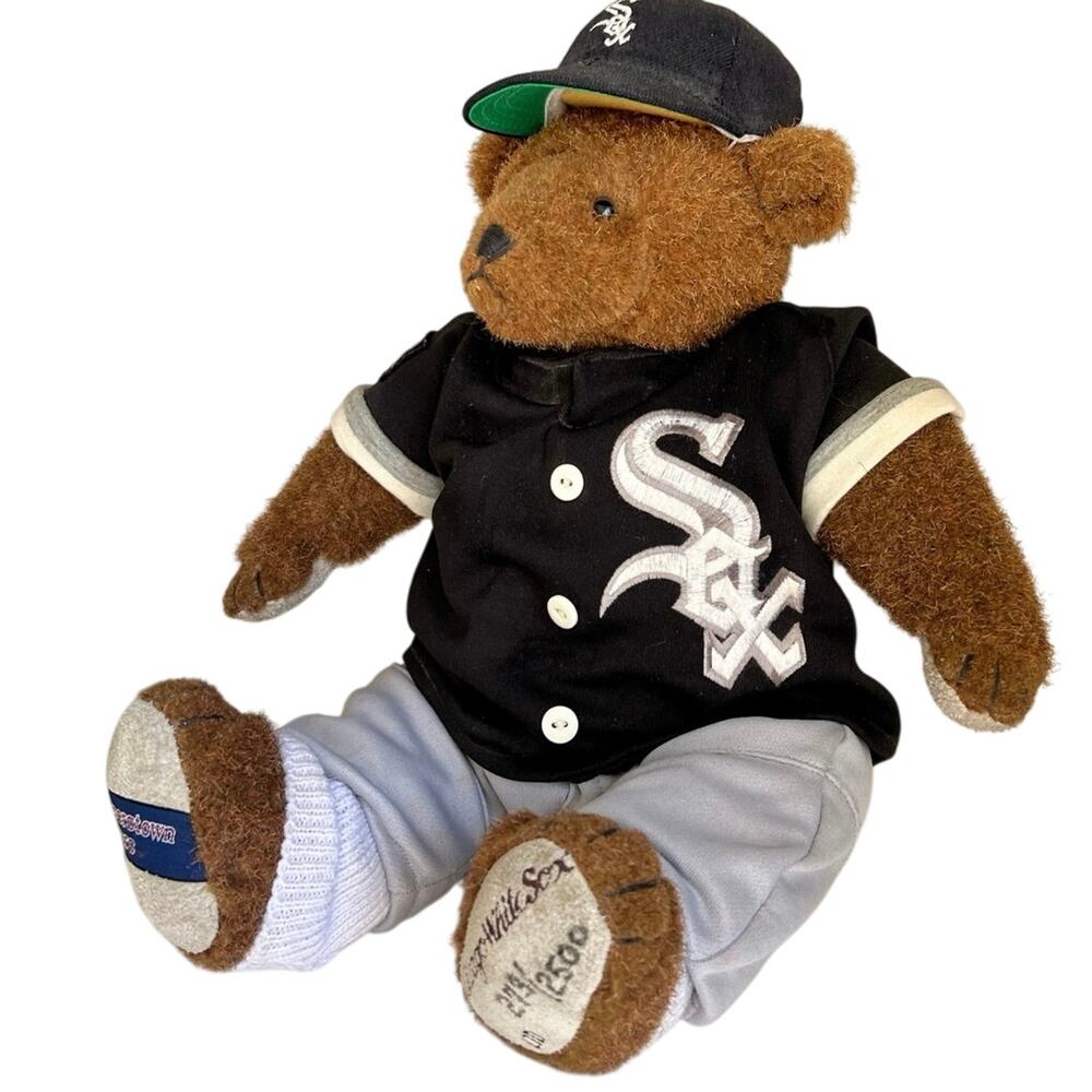 Cooperstown Bears Chicago White Sox Plush 12”  limited Teddy Bear